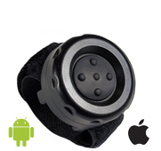 BT-PTT-Z6 (Mini) Wireless PTT switch for PTT apps. No charging required. Works for up to 2 years on easy to change coin cell battery.