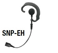 Replacement Parts: RESPONDER- Soft Earhook earphone with Braided Fiber Cable and SNAP connector.