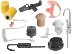 Parts for Surveillance Kits: Earbuds, Elbows, Tubes, Transducers, +more